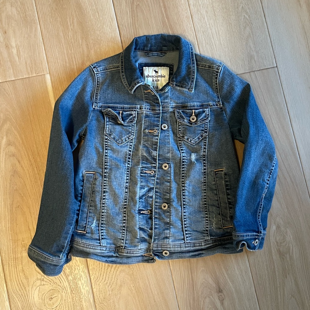ABERCROMBIE KIDS girls jean jacket size 7/8